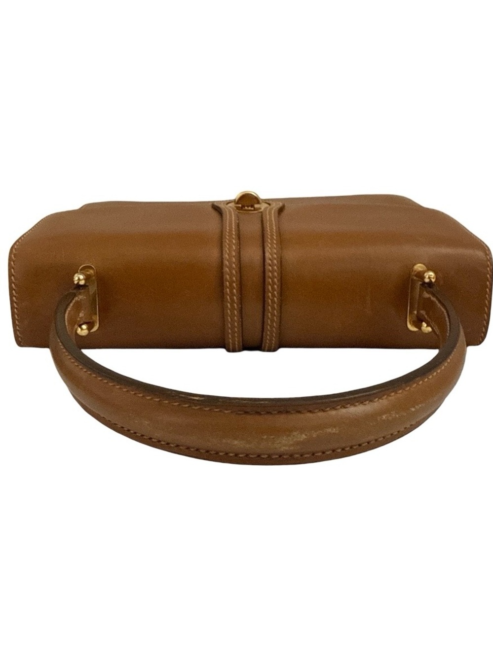 Gucci Brown Leather Top-Handle with Gold Hardware - Picture 17 of 17